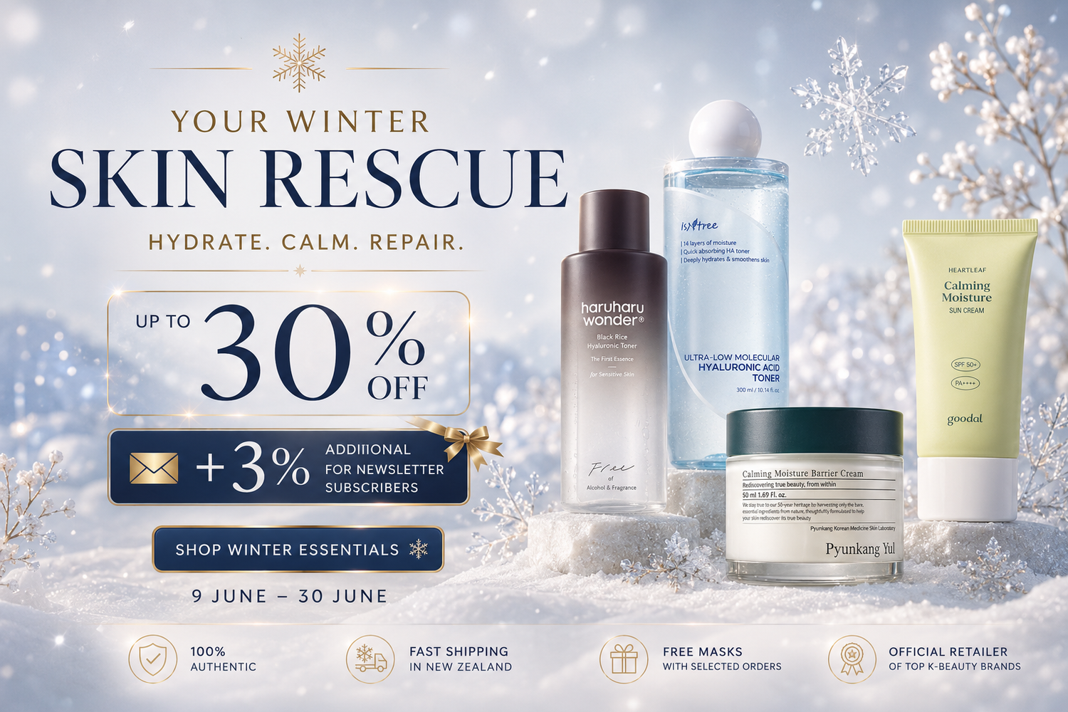 WINTER K-BEAUTY SKIN RESCUE | 7HADA