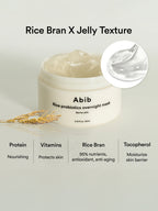ABIB Rice Probiotics Overnight Mask Barrier jelly 80ml