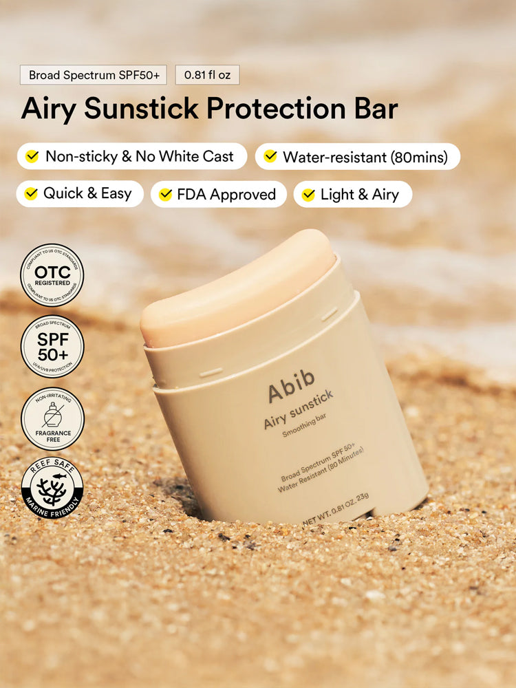 ABIB Airy Sunstick_Smoothing Bar 23g SPF50+PA++++