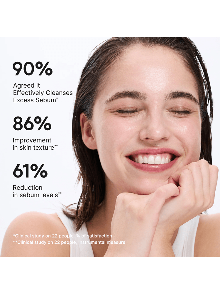 ARENCIA Blue Hyssop Cleanser customer satisfaction statistics on cleansing and skin improvement