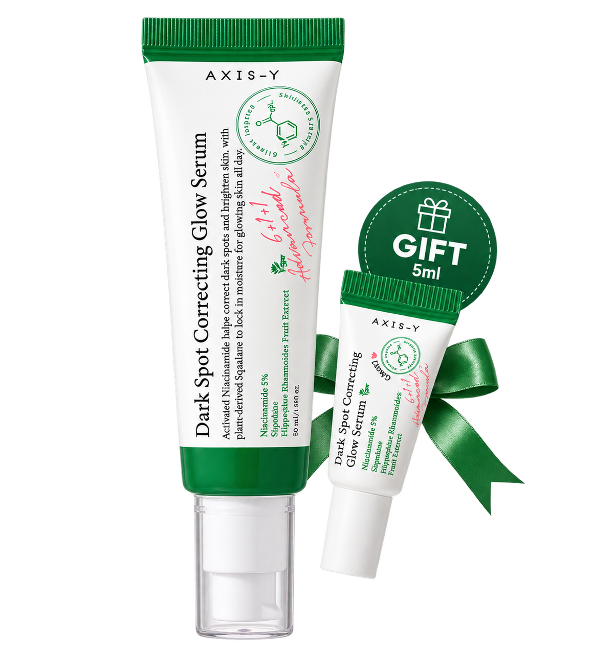 AXIS-Y Dark Spot Correcting Glow Serum 50ml + 5ml Set