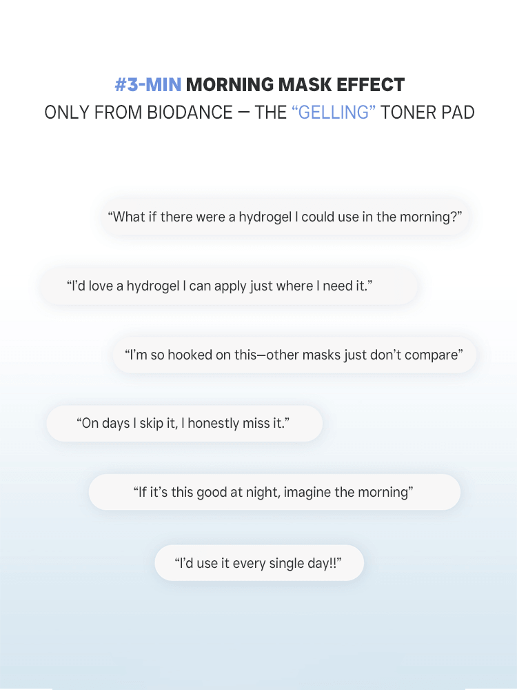 BIODANCE Cera-nol Gel Toner Pads