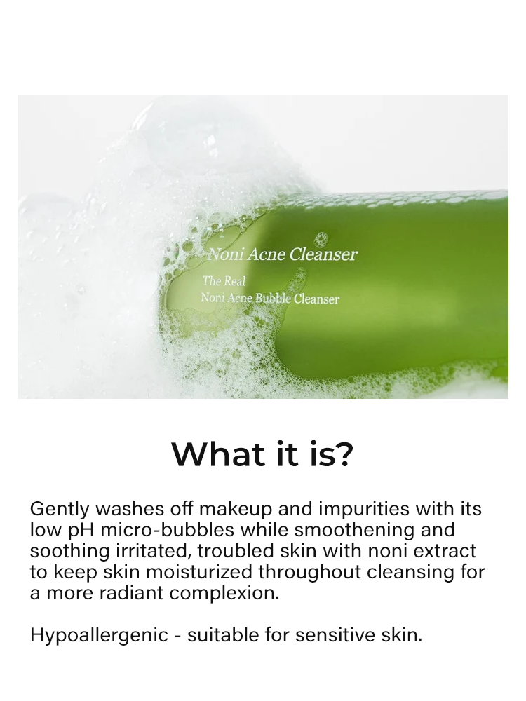 CELIMAX The Real Noni Acne Bubble Cleanser 155ml