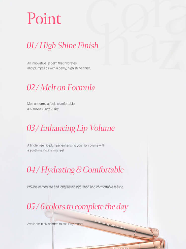 [CLEARANCE] CORAL HAZE Volumizing Lip Fondue 2g
