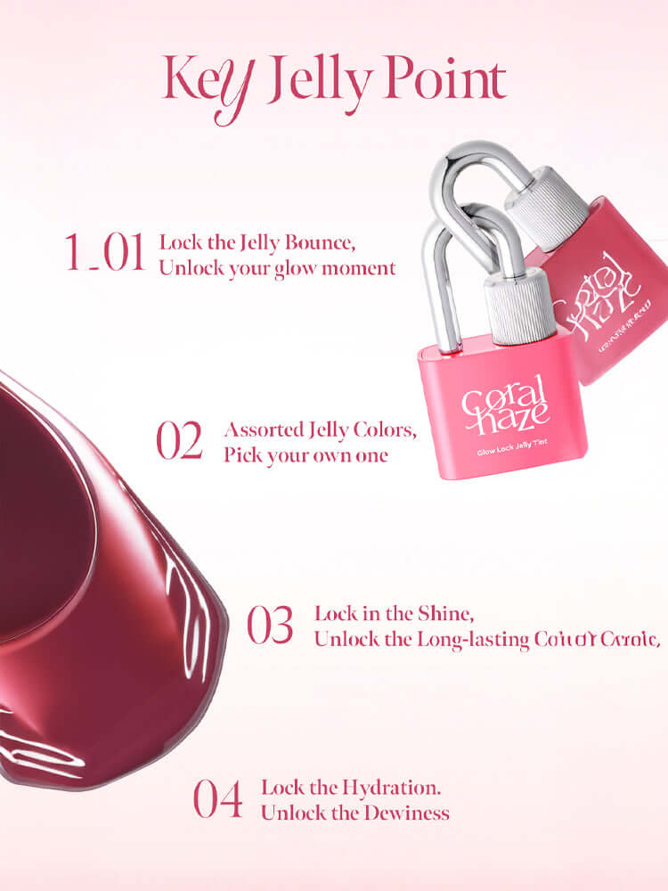 [CLEARANCE] CORAL HAZE Glow Lock Jelly Tint 4g [TXT Beomgyu Picks]