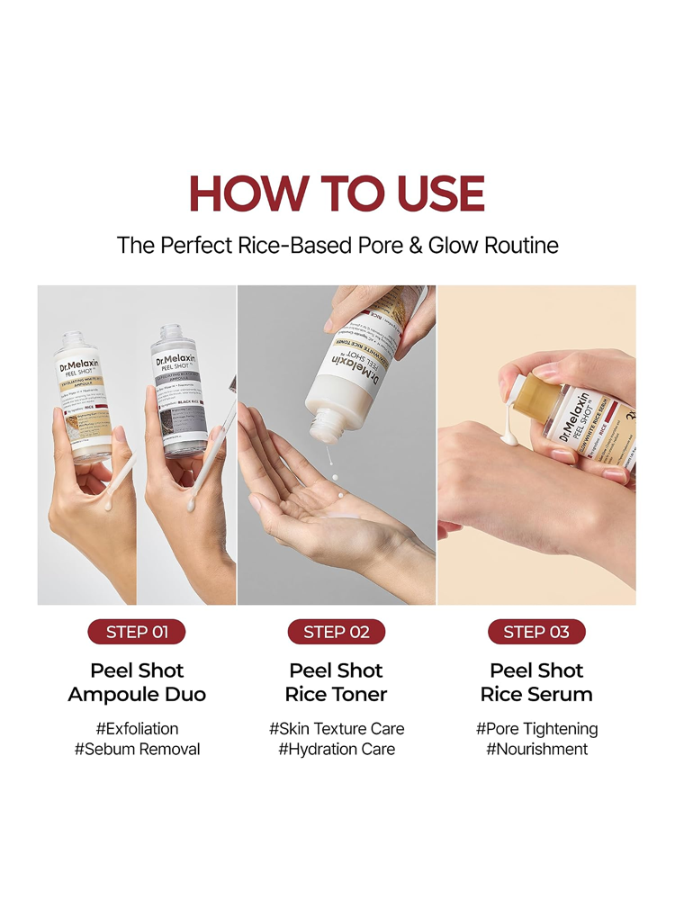 Dr.MELAXIN Peel Shot Rice Serum 30ml