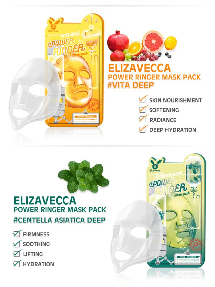 ELIZAVECCA Power Ringer Mask Pack 23ml #1pc