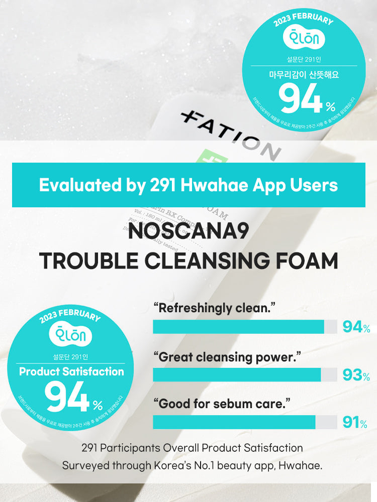FATION Nosca9 Trouble Cleansing Foam 150ml