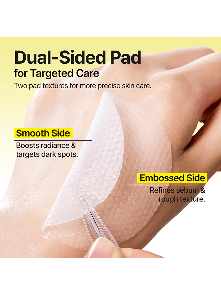 Image showing GOODAL Green Tangerine Vita C Dark Spot Care Pad with dual-sided design for targeted skincare.
