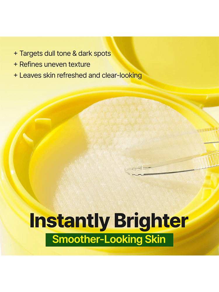 GOODAL Green Tangerine Vita C Dark Spot Care Pad Alpha showcasing toner pads for brighter, smoother-looking skin.