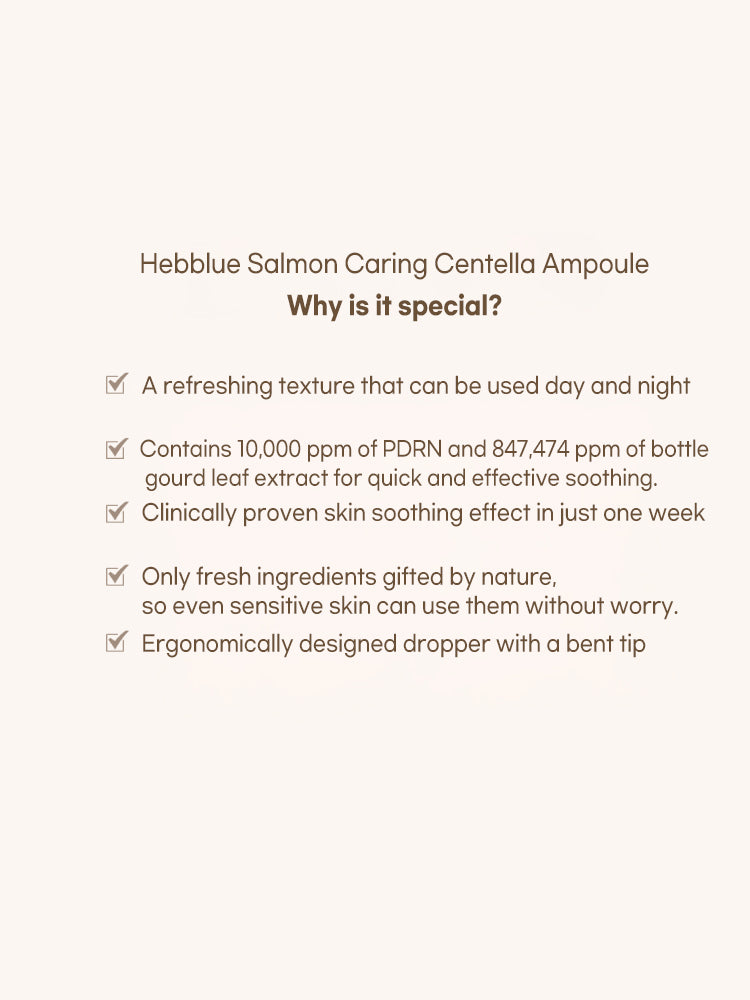 HEVEBLUE Salmon Caring Centella Ampoule 30ml