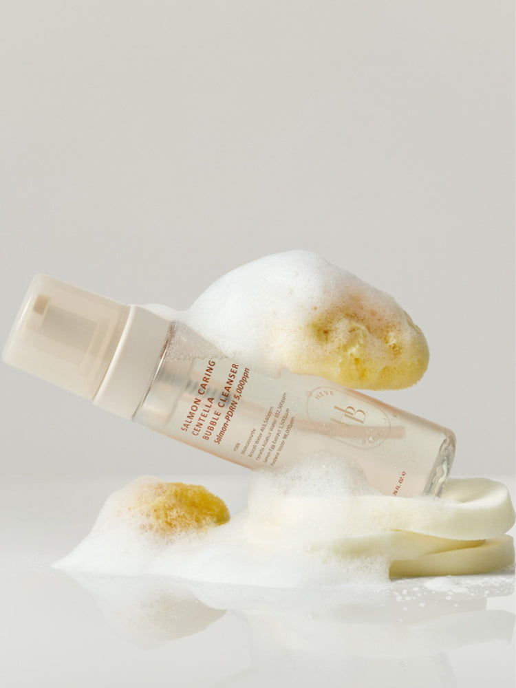 HEVEBLUE Salmon Caring Centella Bubble Cleanser 200ml