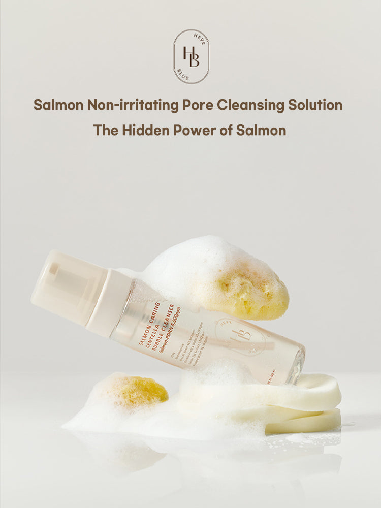 HEVEBLUE Salmon Caring Centella Bubble Cleanser 200ml
