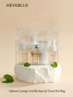 HEVEBLUE Salmon Caring Centella Special Travel Kit Bag