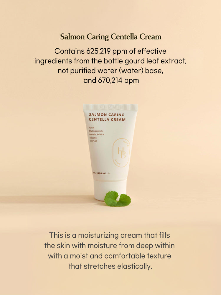 HEVEBLUE Salmon Caring Centella Special Travel Kit Bag