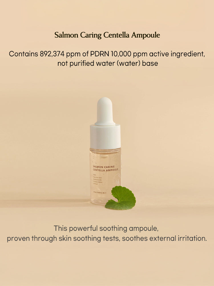 HEVEBLUE Salmon Caring Centella Special Travel Kit Bag