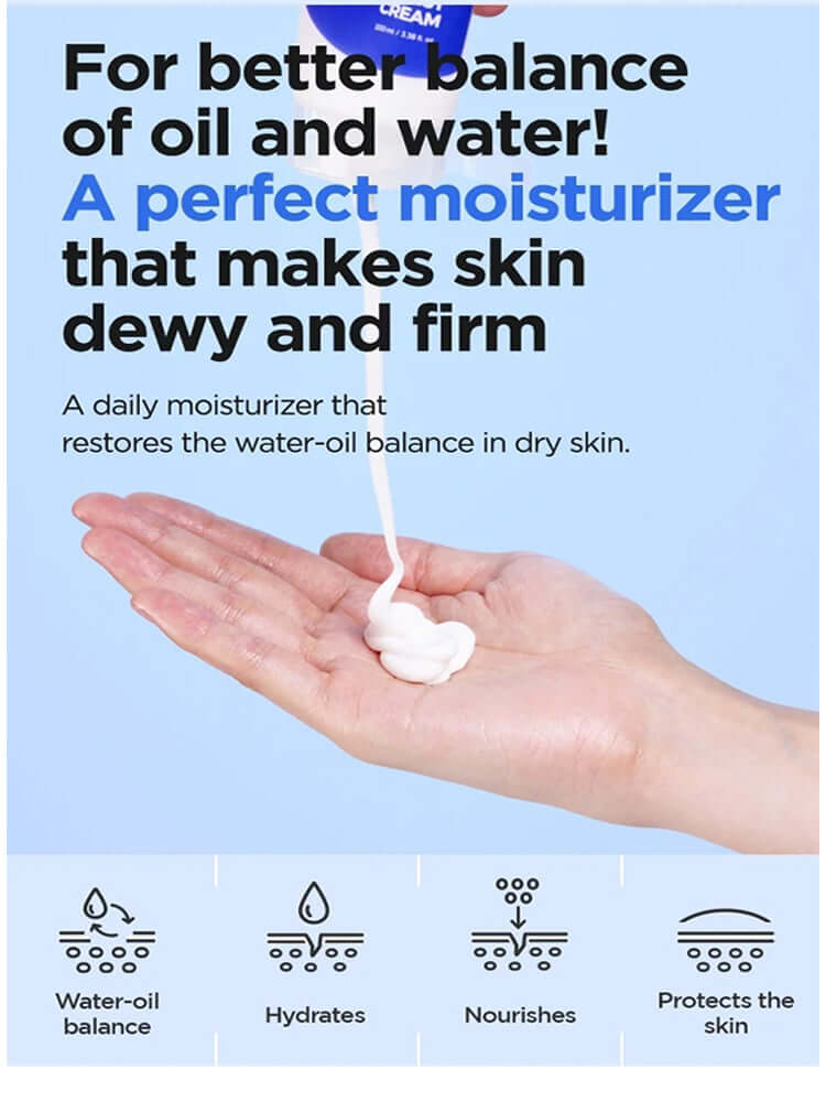 ISNTREE Hyaluronic Acid Watery Sun Gel 50ml being dispensed onto a hand, showcasing its moisturizing properties.