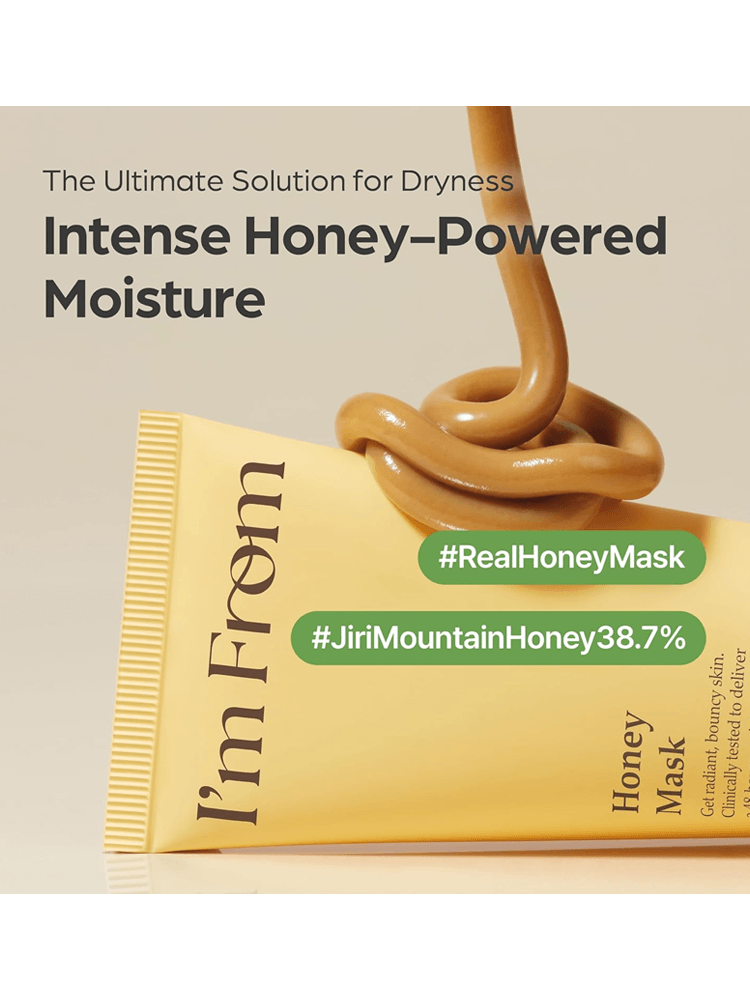 I'M FROM Honey Mask 70ml with honey texture for intense hydration and moisture solution for dry skin.