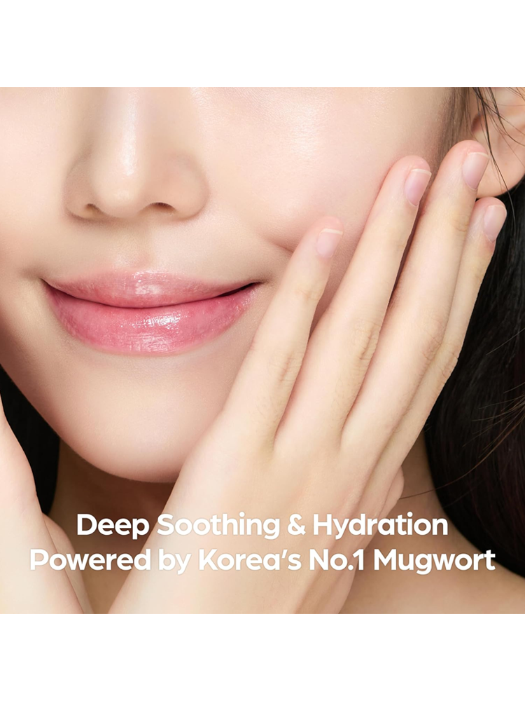 I'M FROM Mugwort Essence with clinically tested results for moisture and skin calming effects.