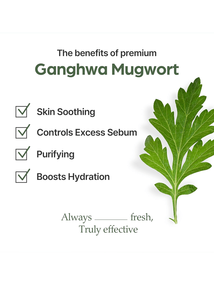 I'M FROM Mugwort Mask Benefits of Ganghwa Mugwort: skin soothing, controls sebum, purifying, boosts hydration