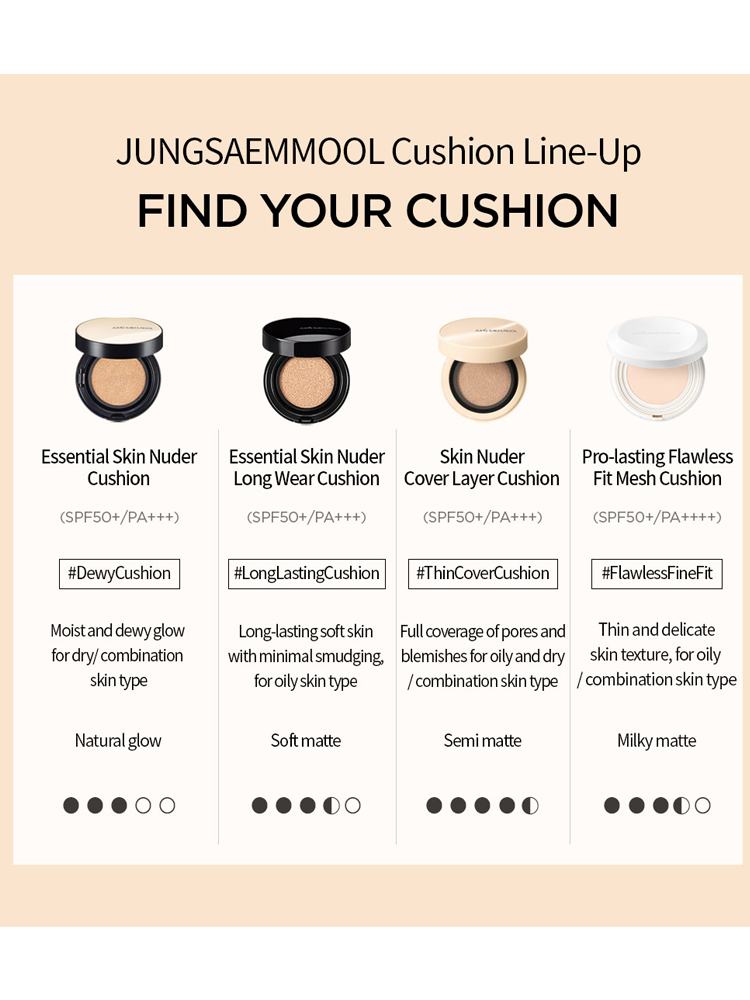JUNGSAEMMOOL Essential Skin Nuder Cushion 14g SPF50+/PA+++