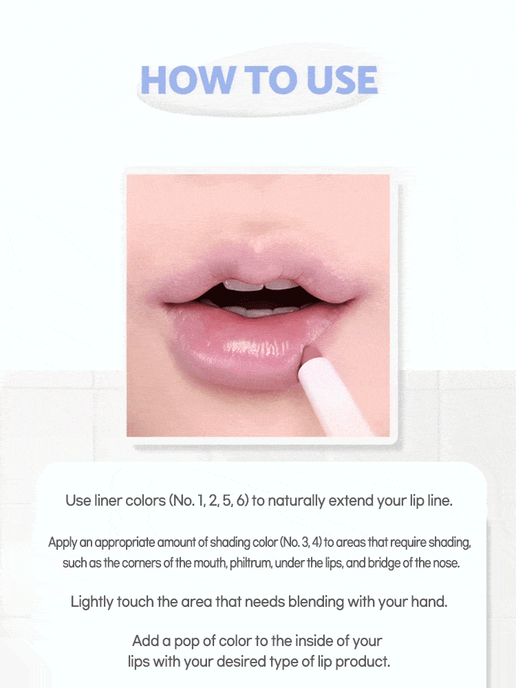 LILYBYRED Smiley Lip Blending Stick 0.8g