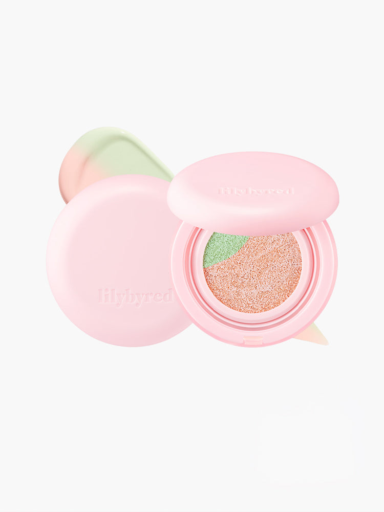 LILYBYRED Dual Light Tone Up Cushion 12g SPF50+PA+++#Peach Green