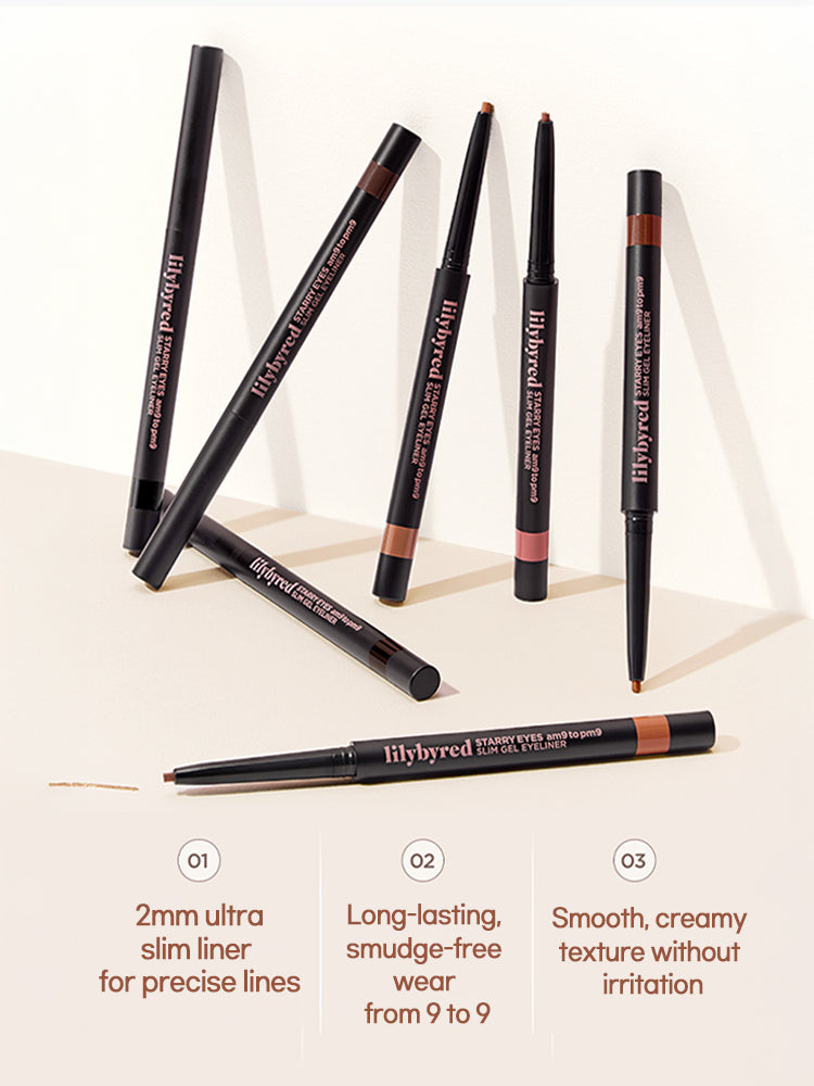 LILYBYRED Starry Eyes Am9 To Pm9 Slim Gel Eyeliner 0.14g