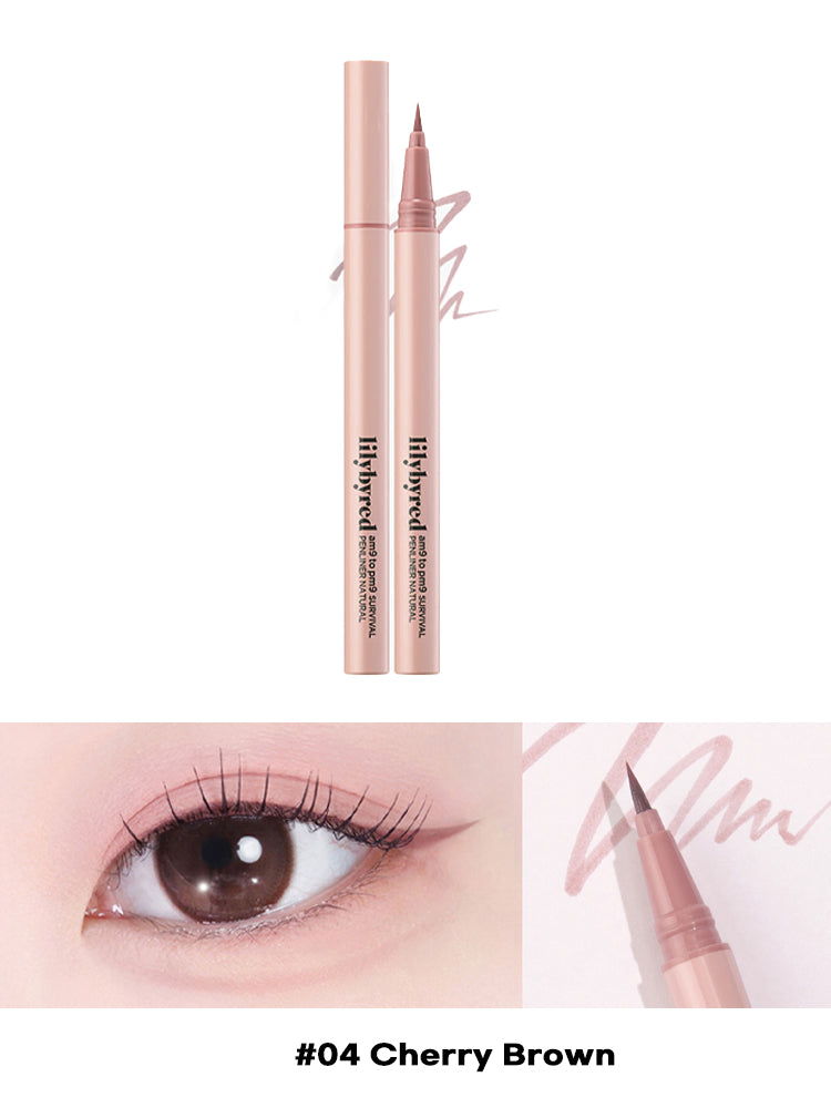 LILYBYRED [Cherry Bell] Am9 To Pm9 Survival Penliner Natural 1g #04 Cherry Brown