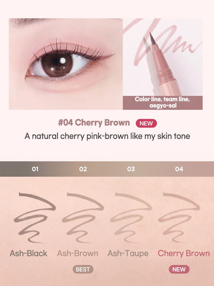 LILYBYRED [Cherry Bell] Am9 To Pm9 Survival Penliner Natural 1g #04 Cherry Brown