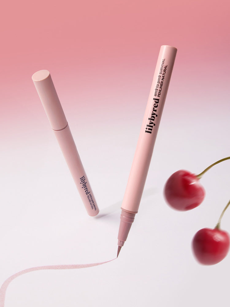 LILYBYRED [Cherry Bell] Am9 To Pm9 Survival Penliner Natural 1g #04 Cherry Brown