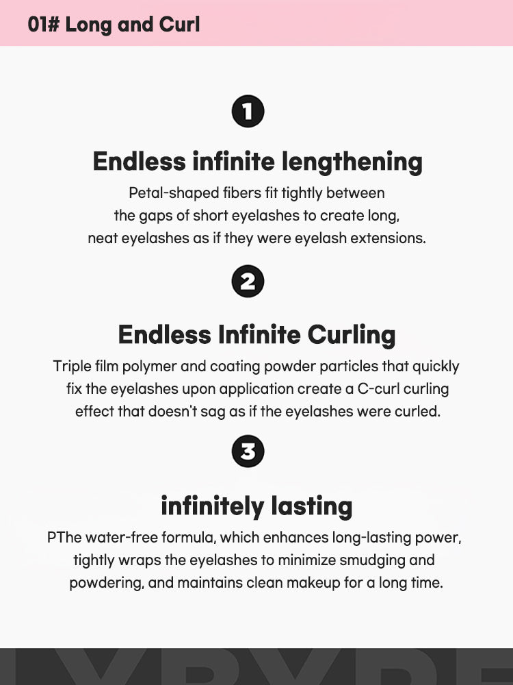 LILYBYRED Am9 To Pm9 Infinite Mascara 7g