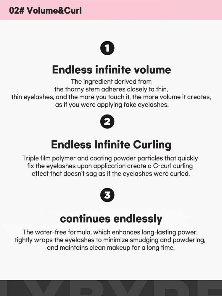 LILYBYRED Am9 To Pm9 Infinite Mascara 7g