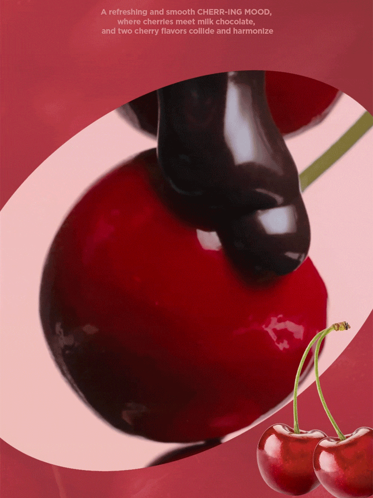 LILYBYRED Bloody Liar Coating Tint 4g, highlighting cherry and chocolate flavors blending together.