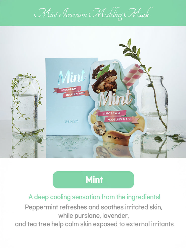 LINDSAY [ULINDSAY] Icecream Modeling Mask 50g+5g