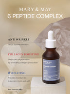 MARY&MAY 6Peptide Complex Serum 30ml