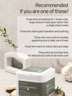 MARY&MAY CICA Houttuynia Tea Tree Calming Mask 400g 30EA