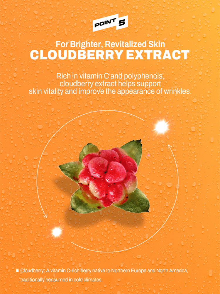 MIP Minam Cream with cloudberry extract for brighter skin and wrinkle support.