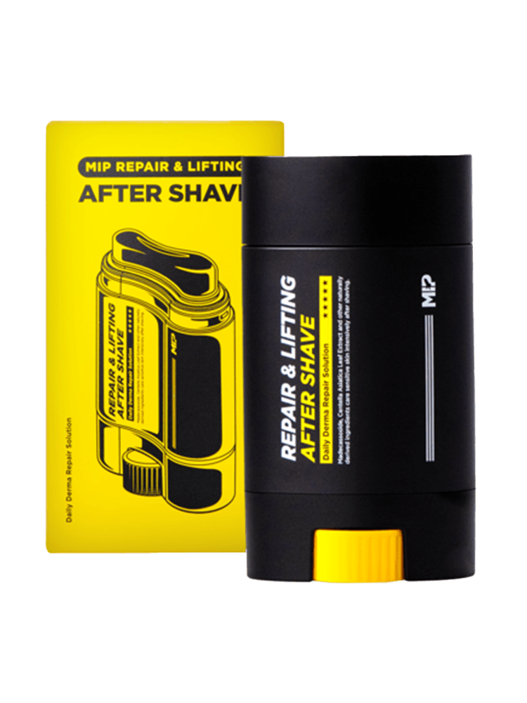 MIP Repair & Lifting After Shave 65g product packaging and stick shown together.
