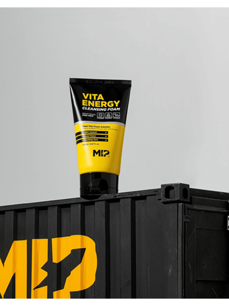 MIP UV Shield Sun Cream product image featuring sunscreen with SPF50+ and cooling care benefits.