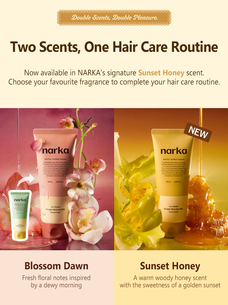 NARKA Core Rebuild Straight Slick Hair Milk 150ml