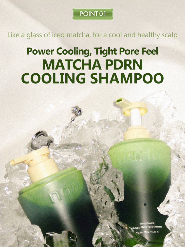 NARKA Fresh Cooling Matcha-PDRN Pack Shampoo 500ml