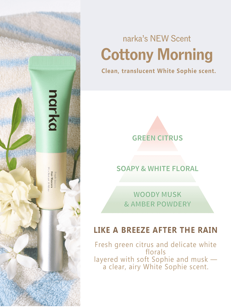 NARKA Fresh Sebum Hair Mascara 15g with jelly-to-powder texture for sebum absorption and instant refresh.