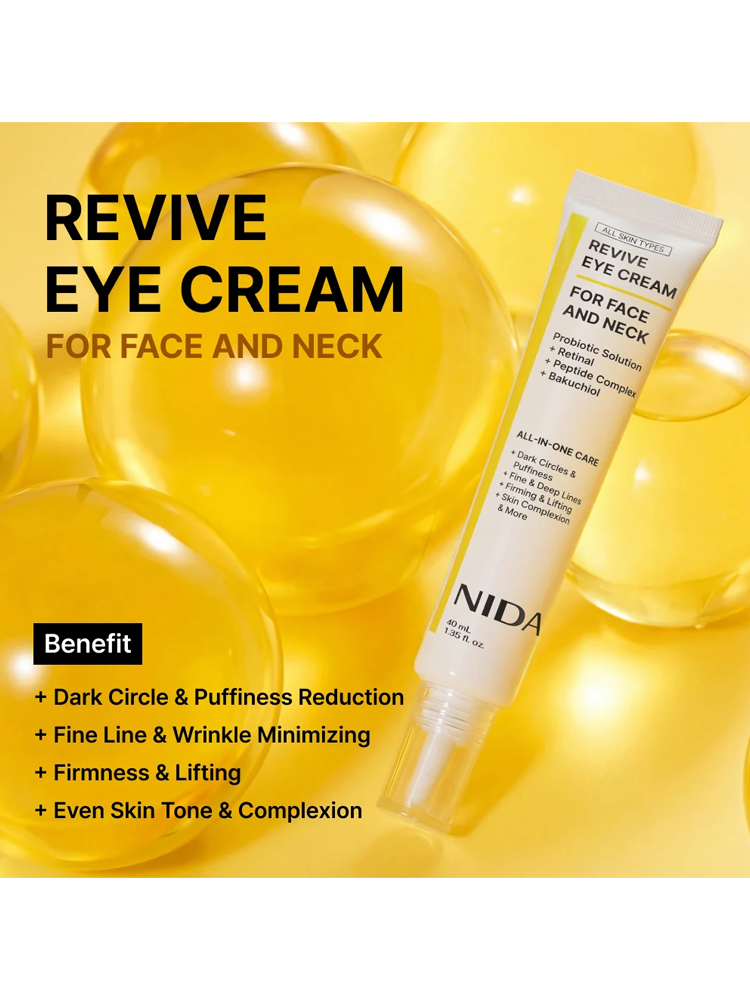 NIDA Revive Eye Cream For Face And Neck 40ml