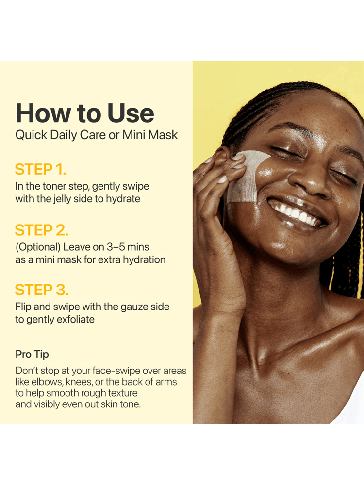 How to use NUMBUZIN No.5 Vitamin-Niacinamide Concentrated Pad for daily care or mini mask steps.