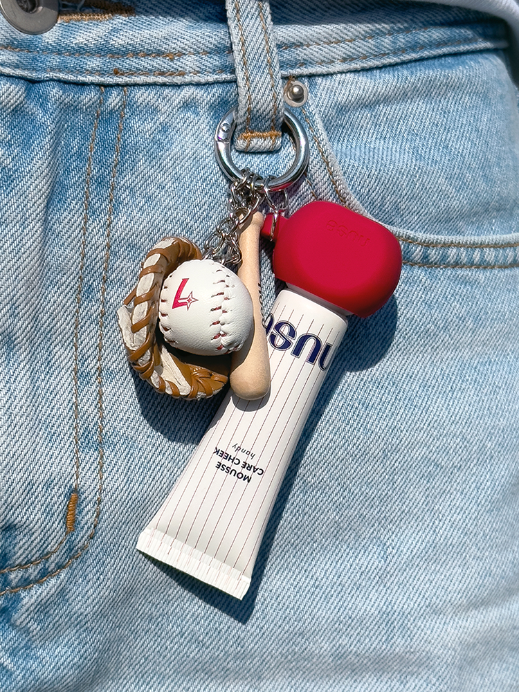 Nuse X Landers Baseball Keyring