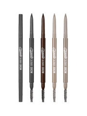 PERIPERA Speedy Skinny Brow 0.05g brow pencils in various shades with spoolie brushes.
