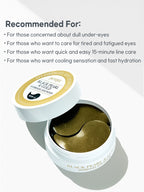 PETITFEE Black Pearl & Gold Hydrogel Eye Patch 1.4g (60patch)