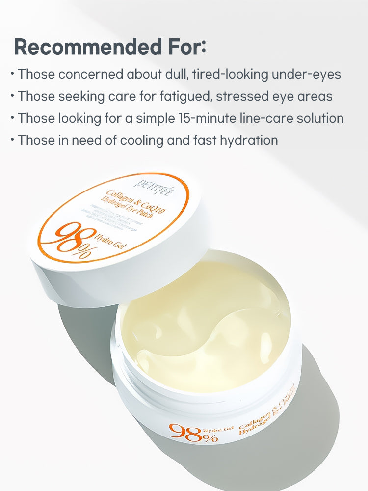 PETITFEE 98% Collagen & CoQ10 Hydrgel Eye Patch 1.4g (60patch)