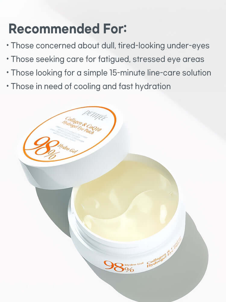 PETITFEE 98% Collagen & CoQ10 Hydrgel Eye Patch 84g (60patch)